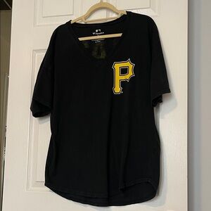 Fanatics Pirates V-Neck, Short Sleeve, Spirit Jersey